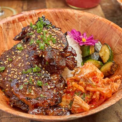 Korean Beef Bento.