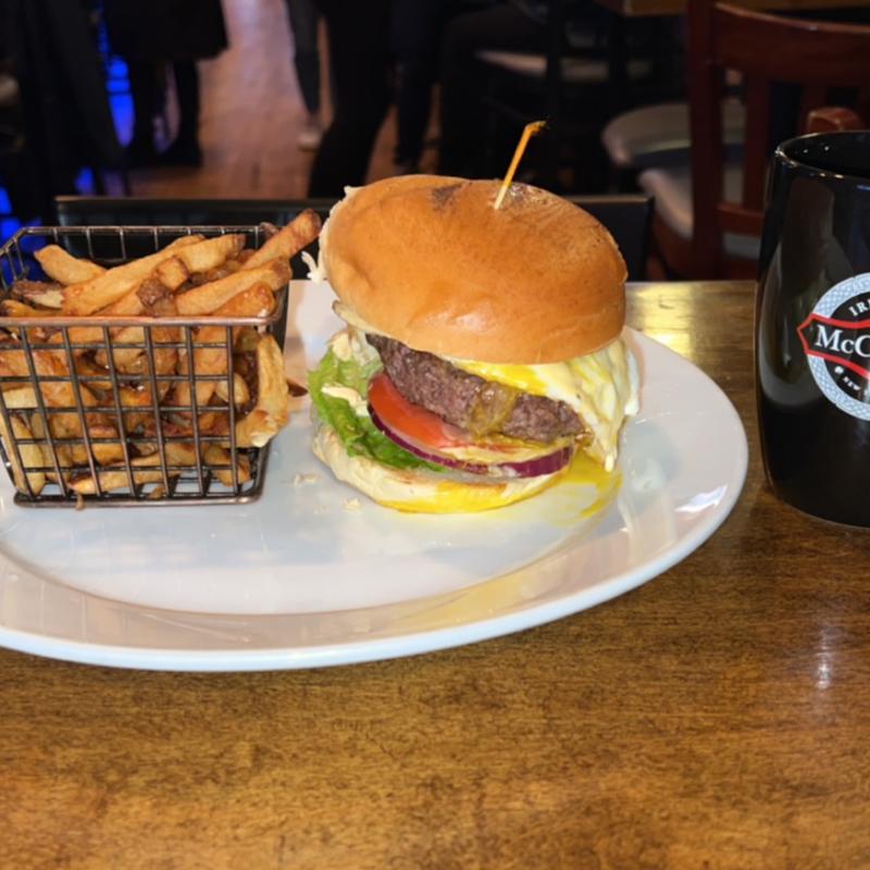 Hangover burger photo