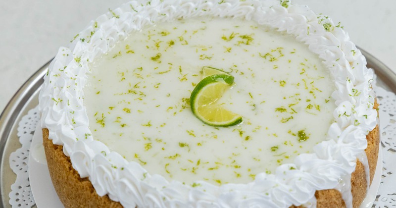Whole key lime cheesecake