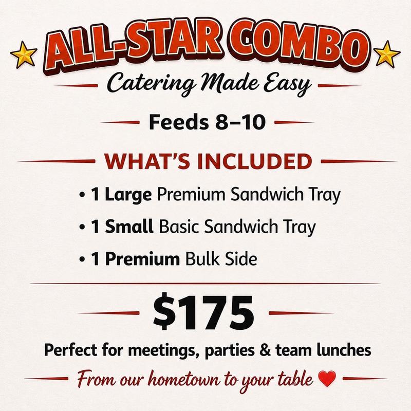 menu item 39 of 54, All Star Combo (Feed 8-10)