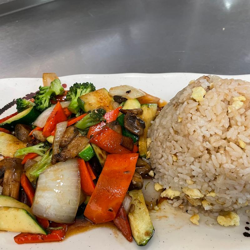 Hibachi Vegetable Delight Platter photo