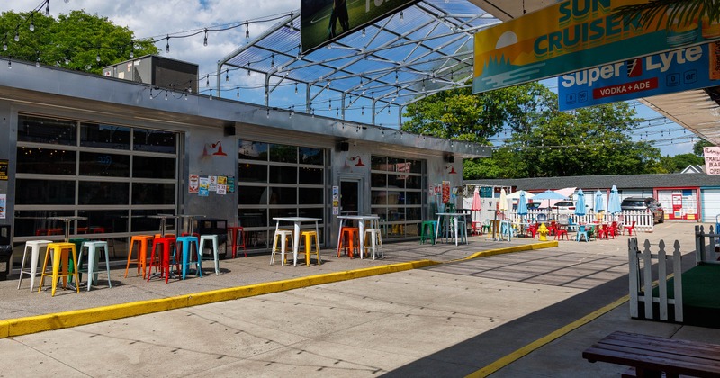 Exterior, seating space