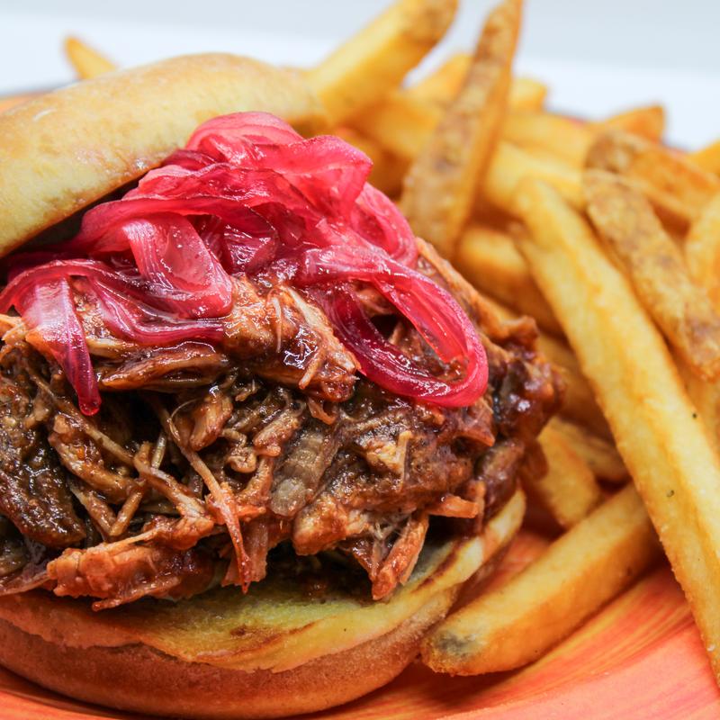 Peachy Pulled Pork Sandwich photo