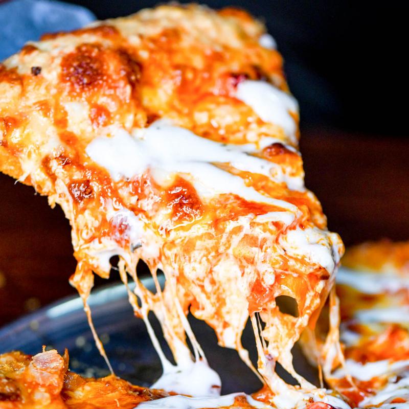 menu item 21 of 77, Buffalo Chicken Ranch Pizza