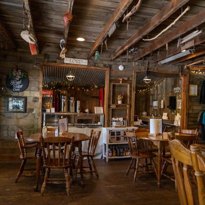 Interior, dining area