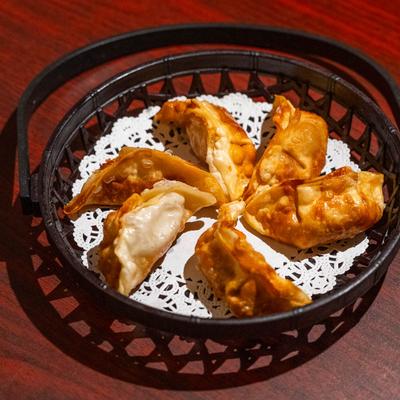 Served Gyoza.