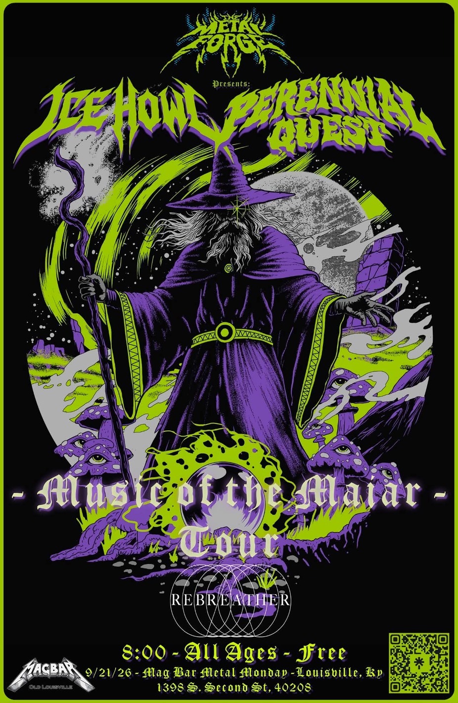 Mag Bar Metal Monday presents Ice Howl with Perennial  Quest and Rebreather event photo