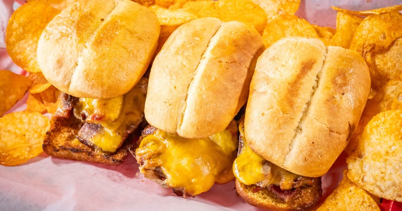 Brisket and cheese sliders