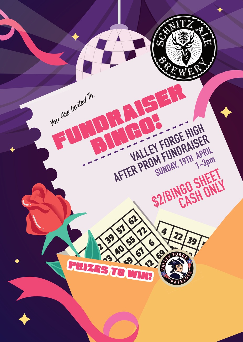 Fundraiser Bingo - Valley Forge High's After Prom event photo