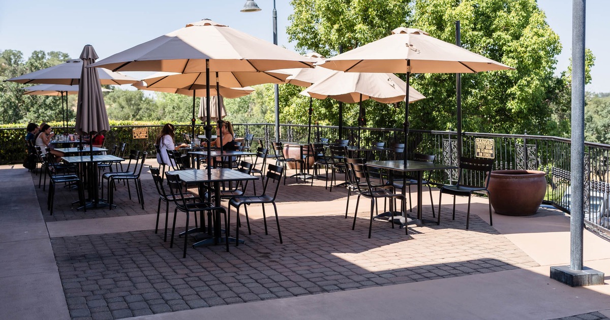 Exterior seating area