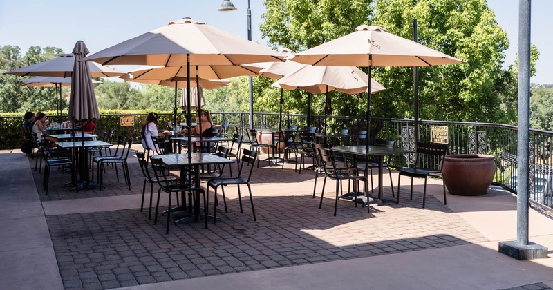 Exterior seating area