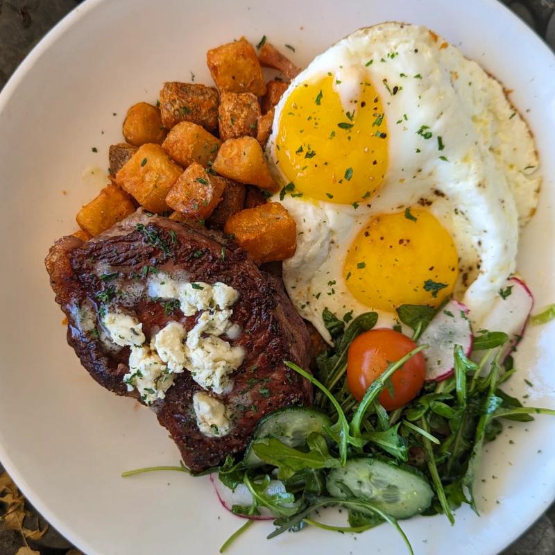 STEAK AND EGGS! photo