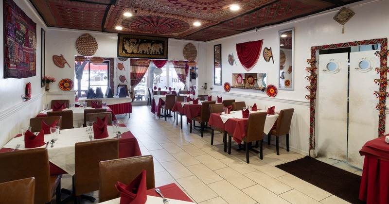 Interior, dining area