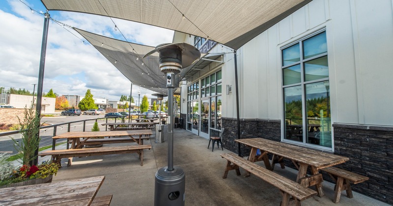 Exterior, seating space