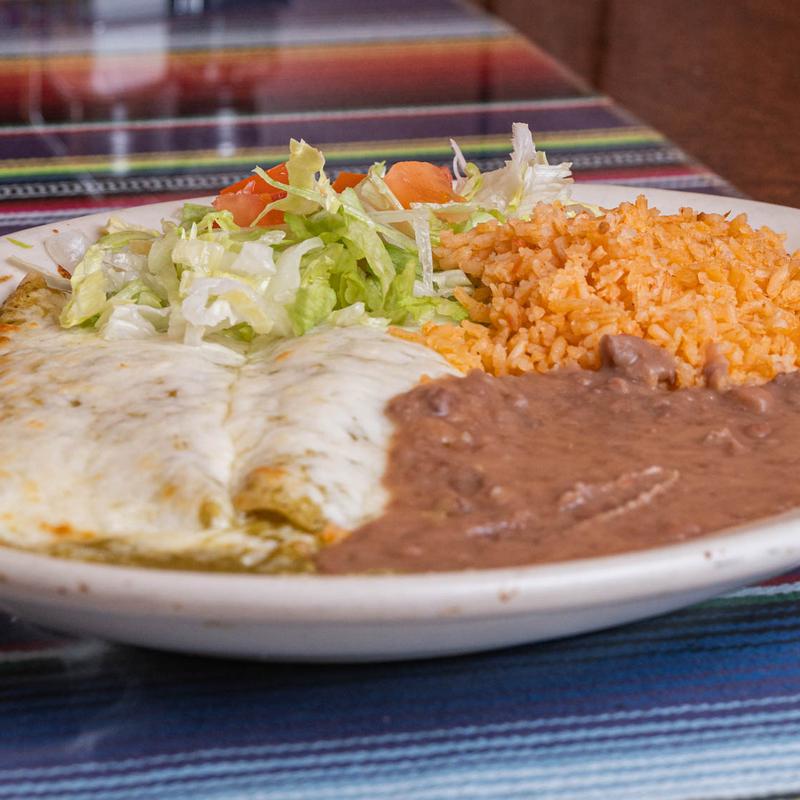 menu item 3 of 4, Two Flautas