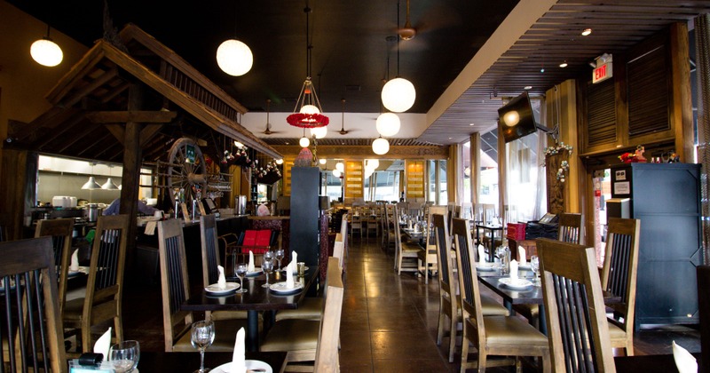 Restaurant interior, dining area