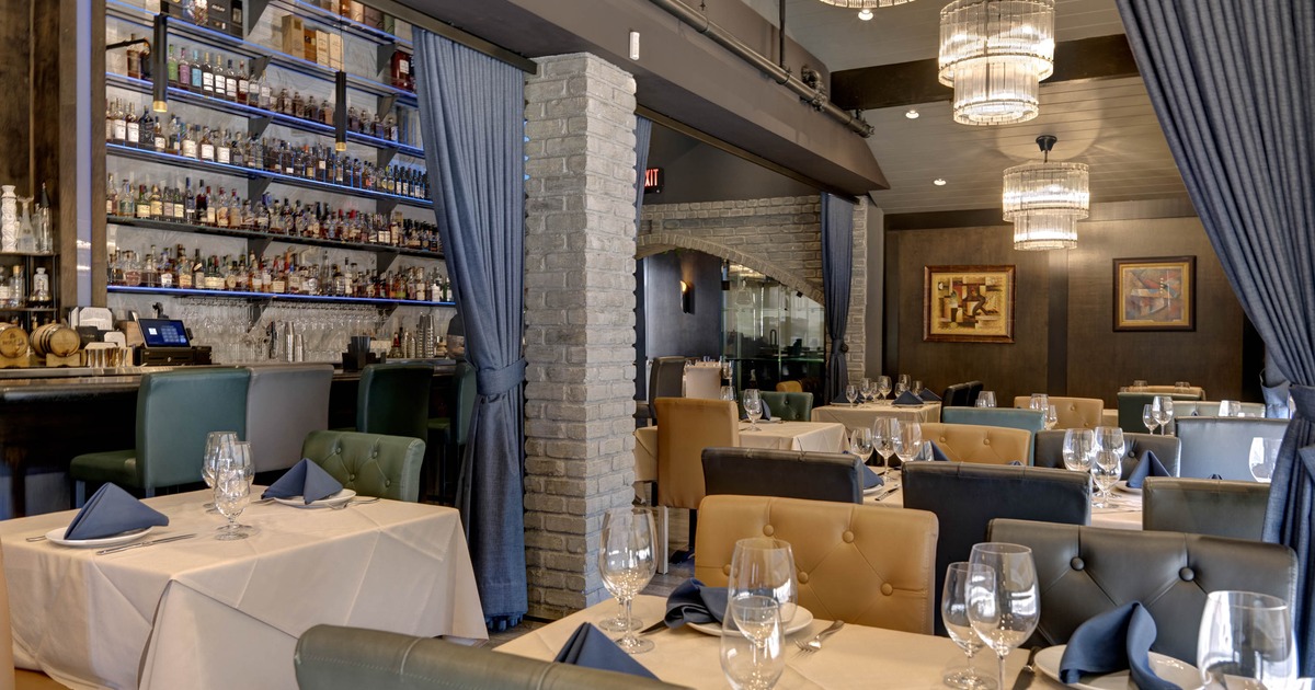 Restaurant interior, dining area