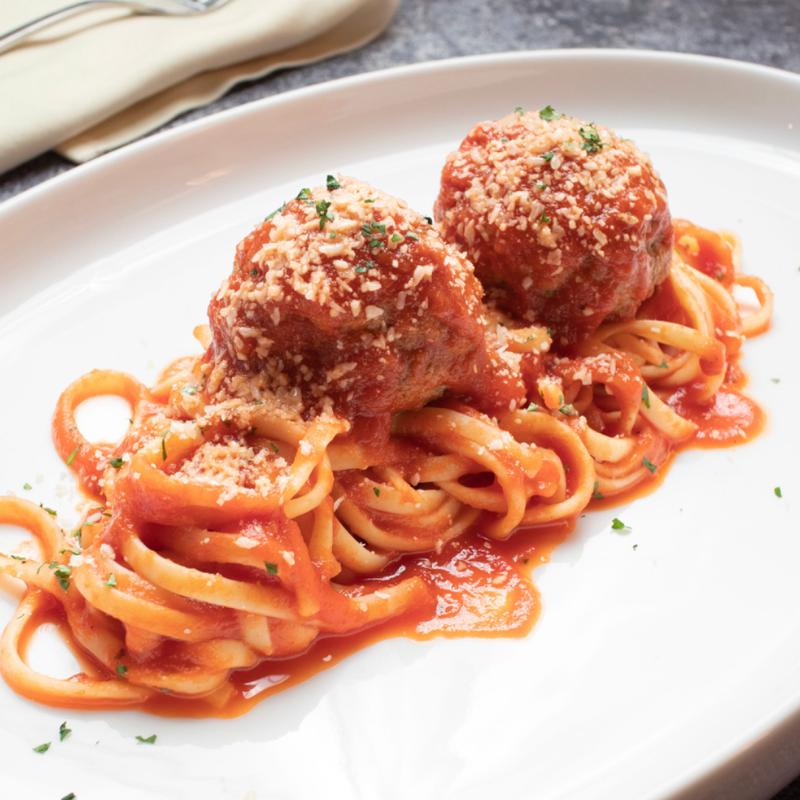 Linguine and Meatballs photo