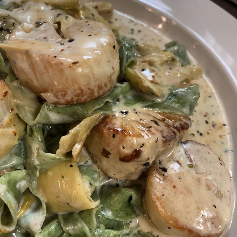 Scallop Artichoke Cream photo