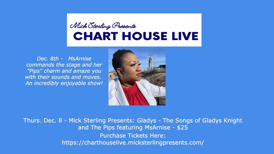 Mick Sterling Presents: Gladys - The Songs of Gladys Knight and The Pips featuring MsArnise - $25 event photo