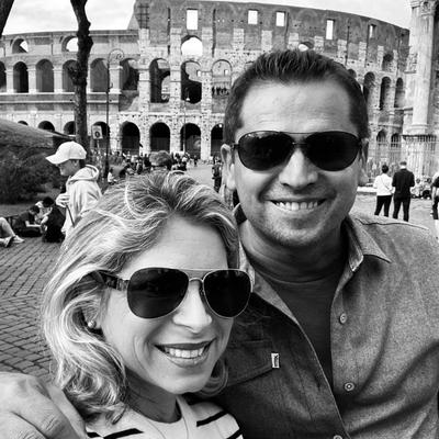 Brano and Genna in Rome..
