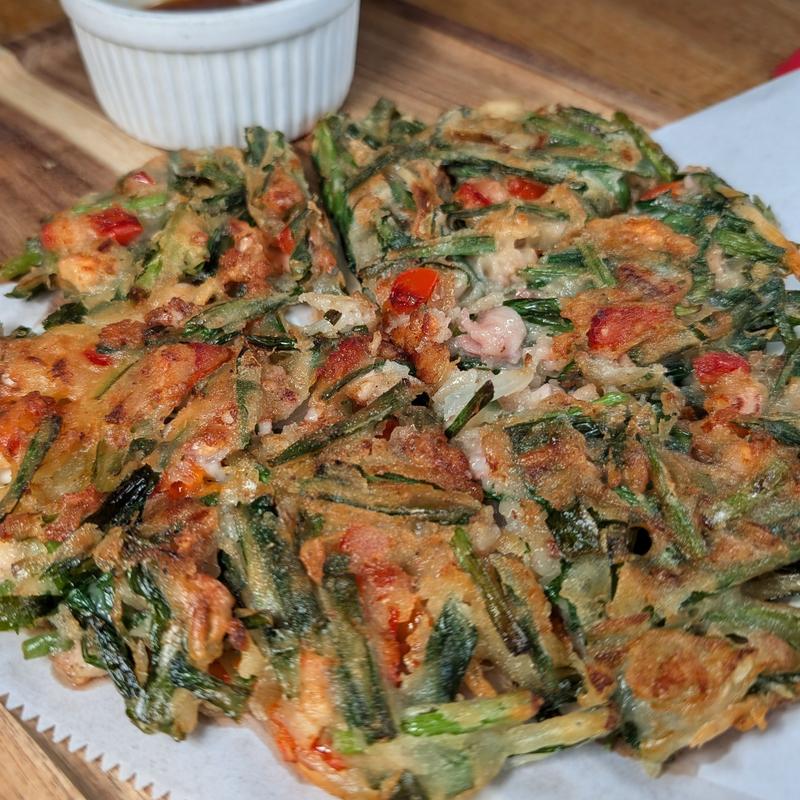 menu item 3 of 23, CHIVE PANCAKE