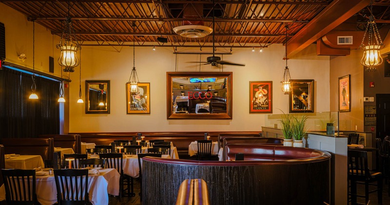 Restaurant dining area