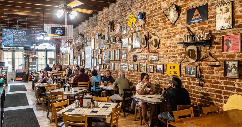 Interior seating area