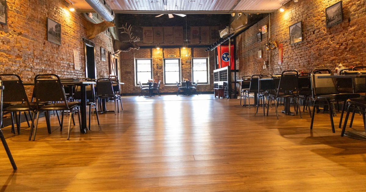 Spacious dining area