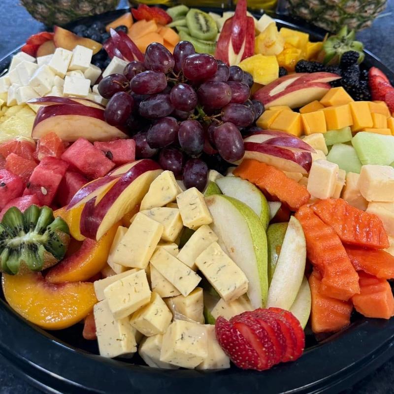 Fresh Fruit & cheese for 8 photo