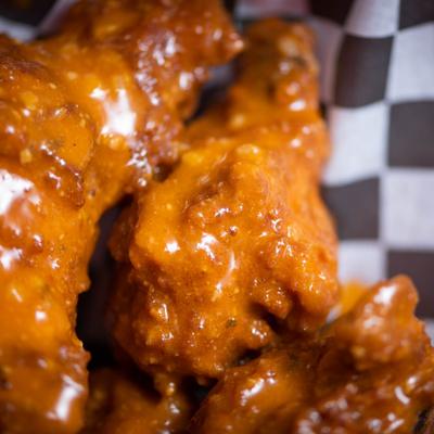 Buffalo Wings , close up.