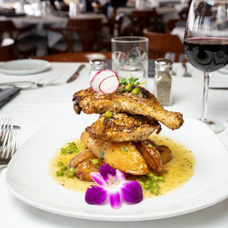 Roasted Chicken Vesuvio photo