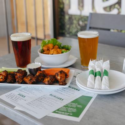 Served food and drinks.