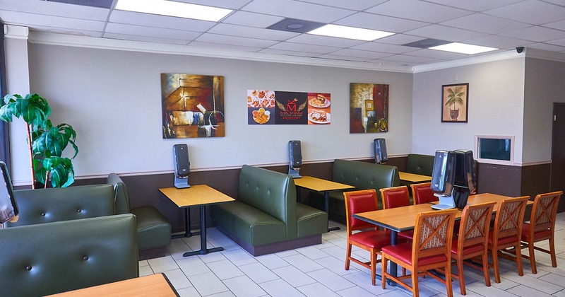 Interior, dining area