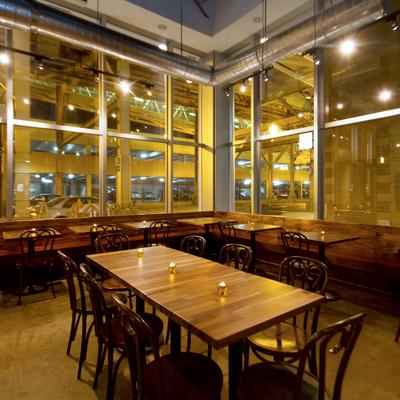 Interior, dining area.