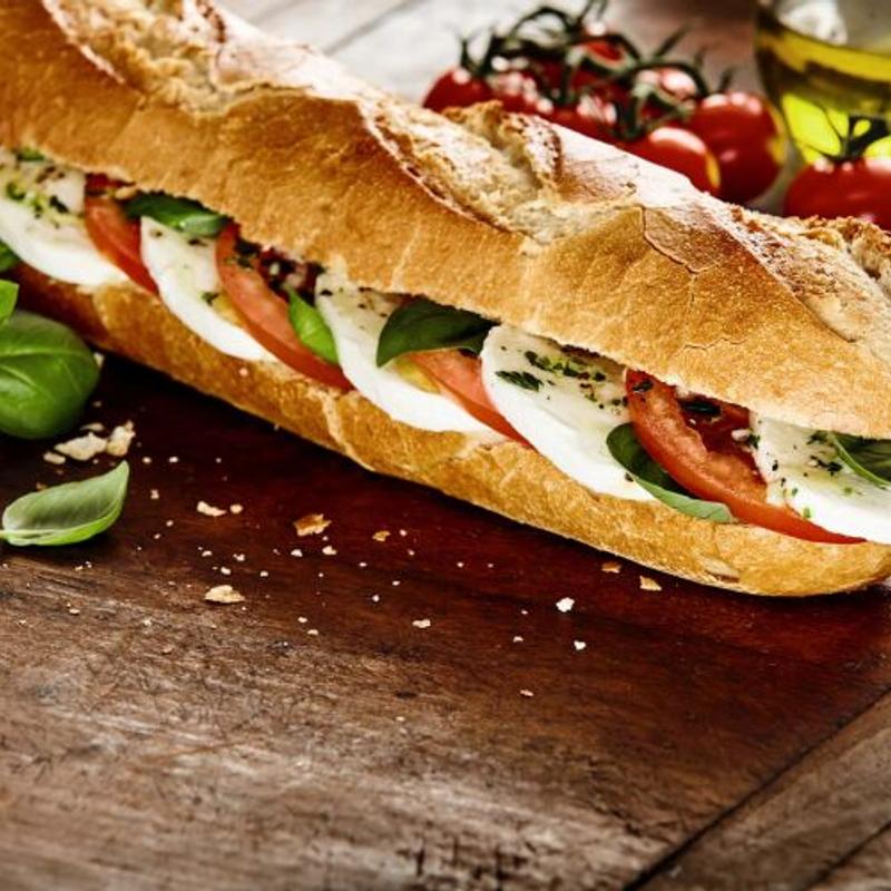 Caprese Panino with pesto photo