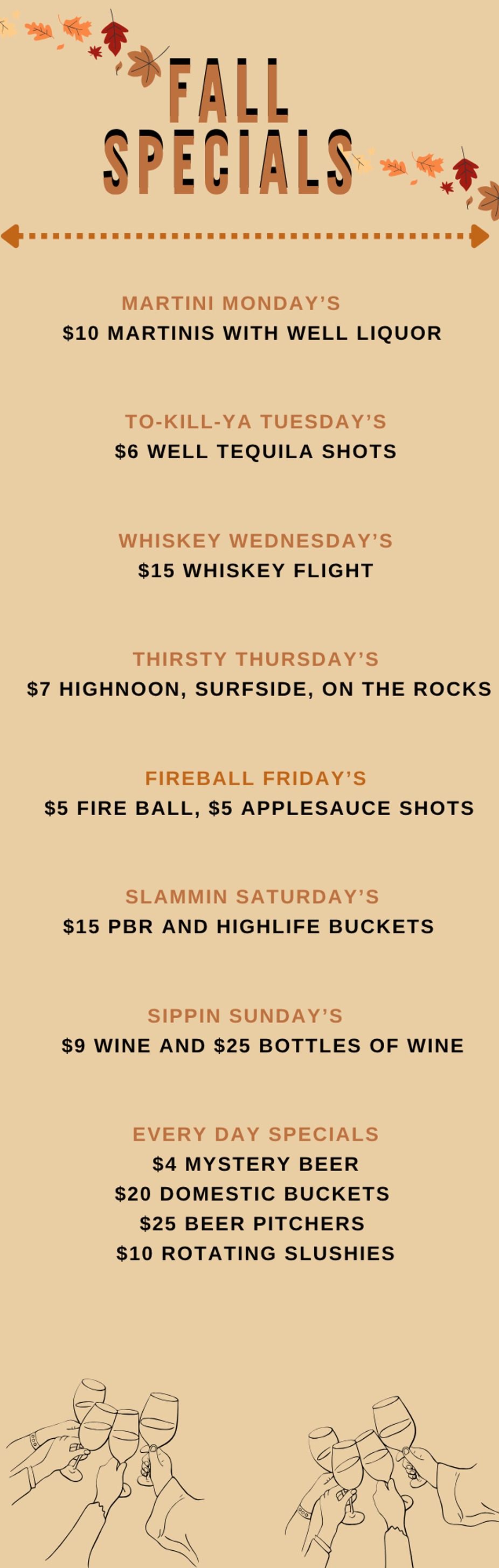 Fall Drink Specials Are Here! event photo