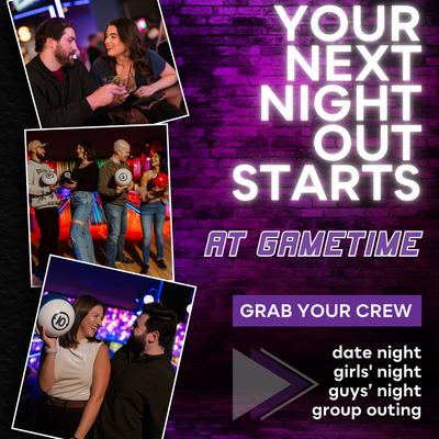 Adult flyer showing pictures of adults having fun.