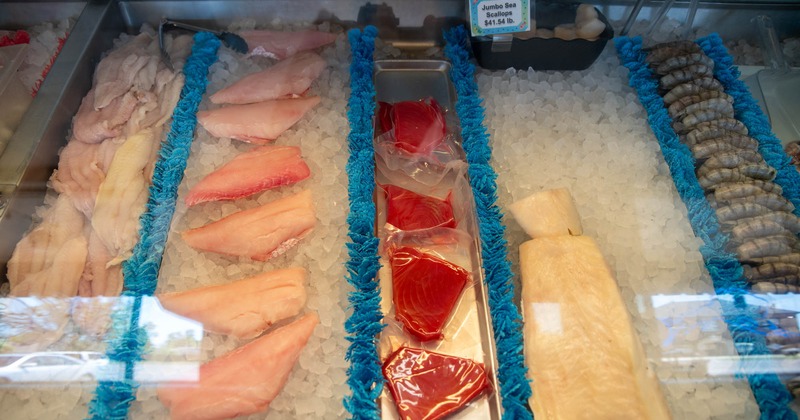 Frozen seafood