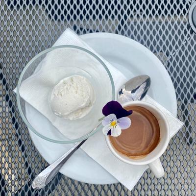 Coffee and ice cream