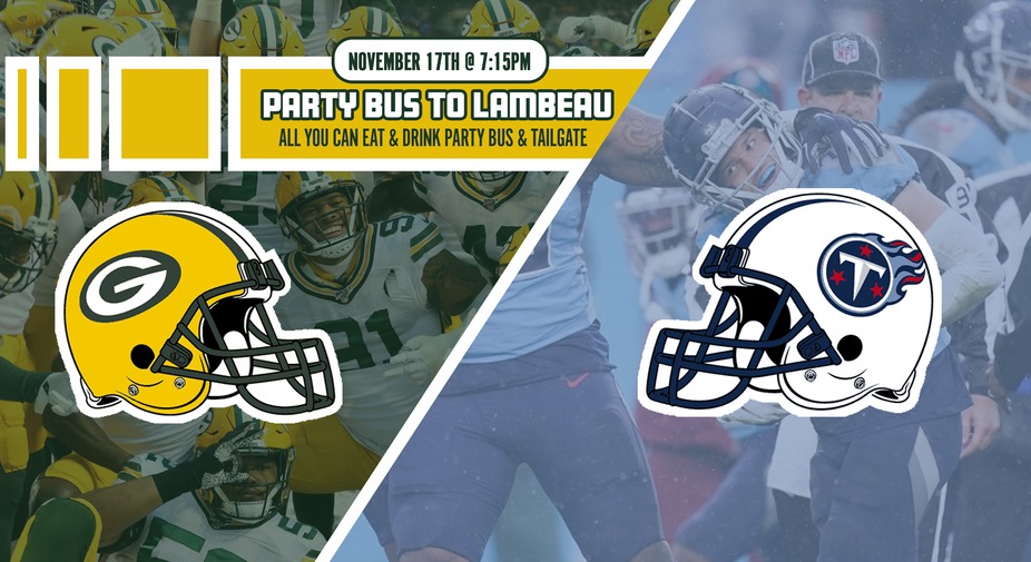Packers Vs. Titans Party Bus To Lambeau event photo