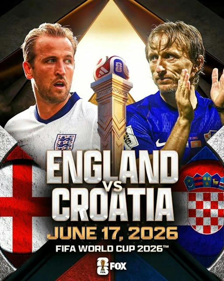 2026 FIFA World Cup Soccer England Vs Croatia event photo