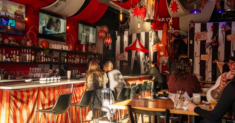 Interior, bar area