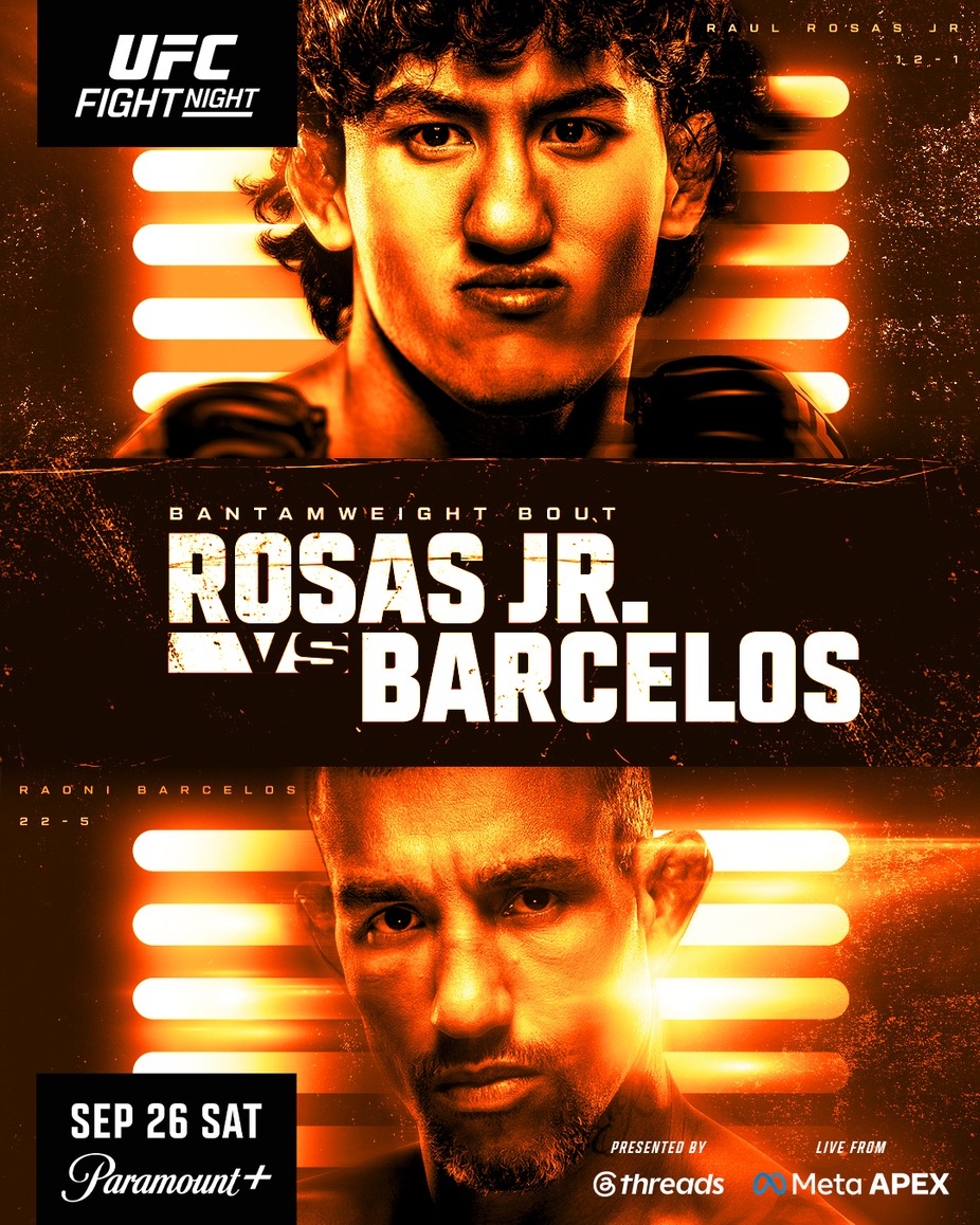 UFC Fight Night: Rosas Jr. vs. Barcelos event photo