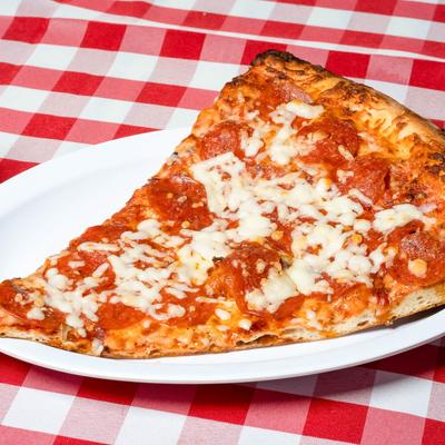 The Giant Slice of one topping pizza.