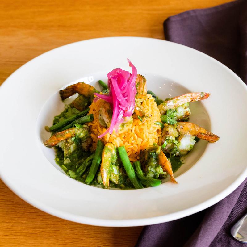 Camarones Verdes Mojo de Ajo / Green Garlic Mojo Shrimp photo