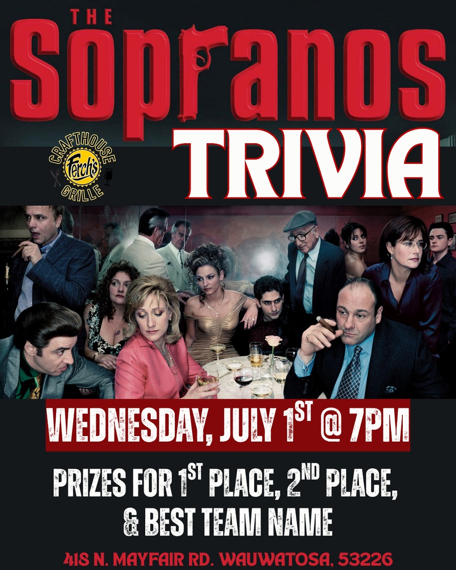 The Sopranos Trivia!! event photo