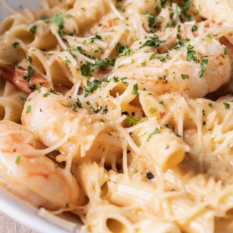 Harissa Spiced Shrimp Penne photo