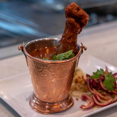 Lamb Shank Rogan Josh dish