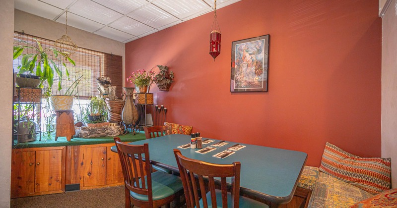 Interior, seating area